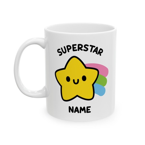 Cute Superstar  - Custom Coffee Mug
