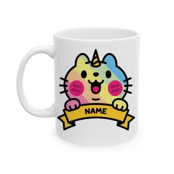 Kawaii Rainbow Unikitty - Custom Coffee Mug